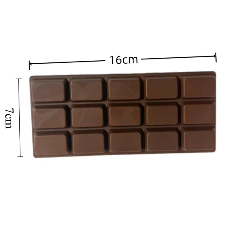 Chocolate Shape Squishy Stress Relief Toy – Slow Rebound Sensory Fidget for Adults