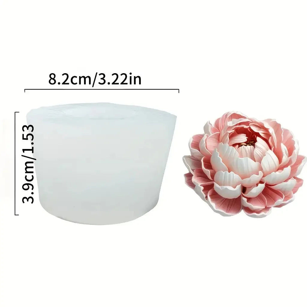 Three Rose Silicone Mold for DIY Crafts