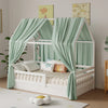 Soft Muslin Bunk Bed Canopy for Kids' Bedroom Decor