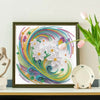 Special-Shape Diamond Art Painting Kit – Colorful Floral Design for Adults & Beginners