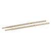 A set of three maple wood drumsticks labeled 5A, 5B, and 7A.