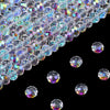 Austrian Crystal Beads with White AB Finish