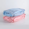 Plaid Toddler Nap Mat with Minky Pillow - Roll-Up Design for Daycare & Travel