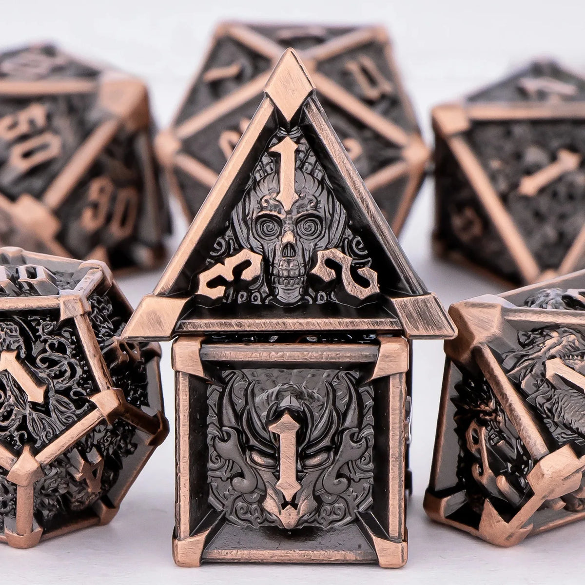Precision Metal Polyhedral Dice Set for RPG & Tabletop Gaming