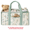 Nursery Diaper Stacker Organizer with Portable Caddy Design