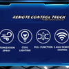 Remote Control Stunt Truck with LED Lights and Spray Effect