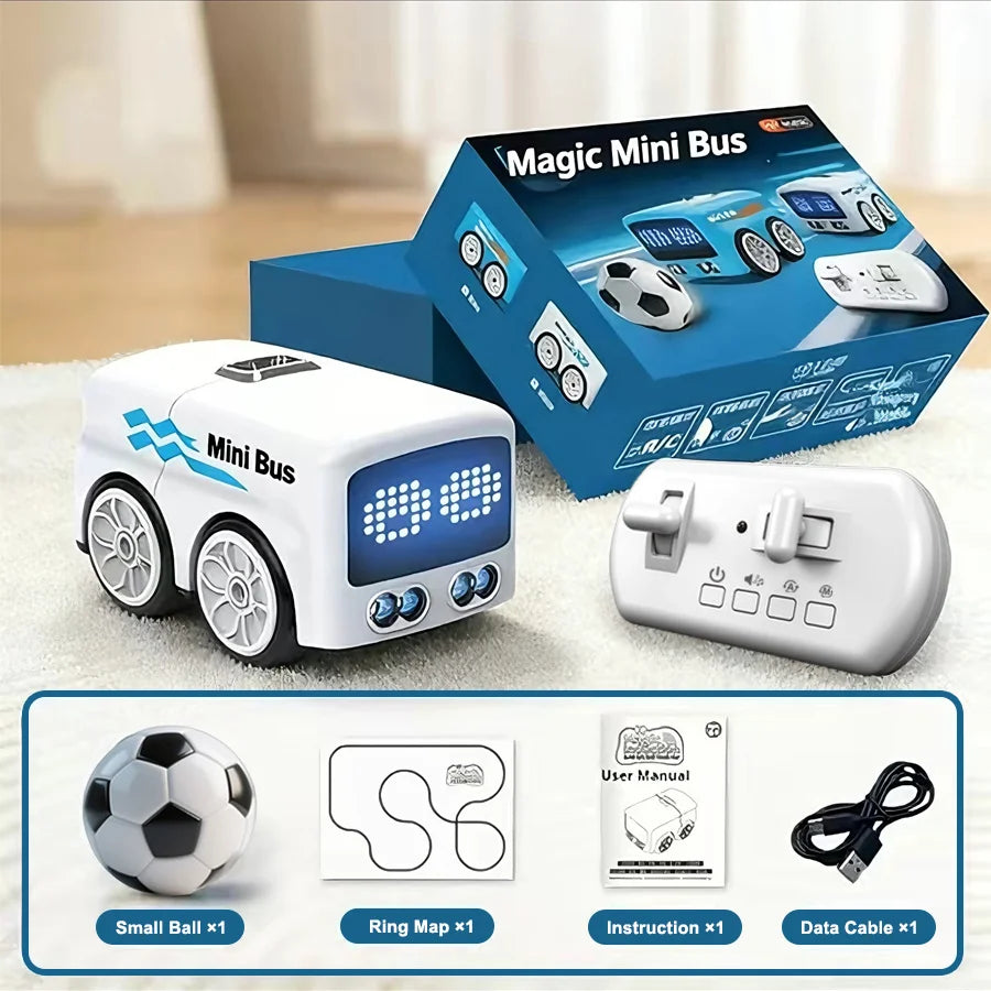 Mini RC Bus with 4 Play Modes & Funny Expressions