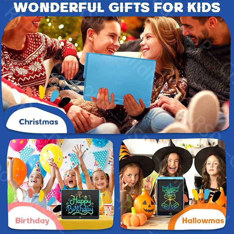 LCD Writing Tablet for Kids – Doodle Board with Lock Function