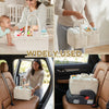 Corduroy Baby Diaper Caddy Organizer with Dividers