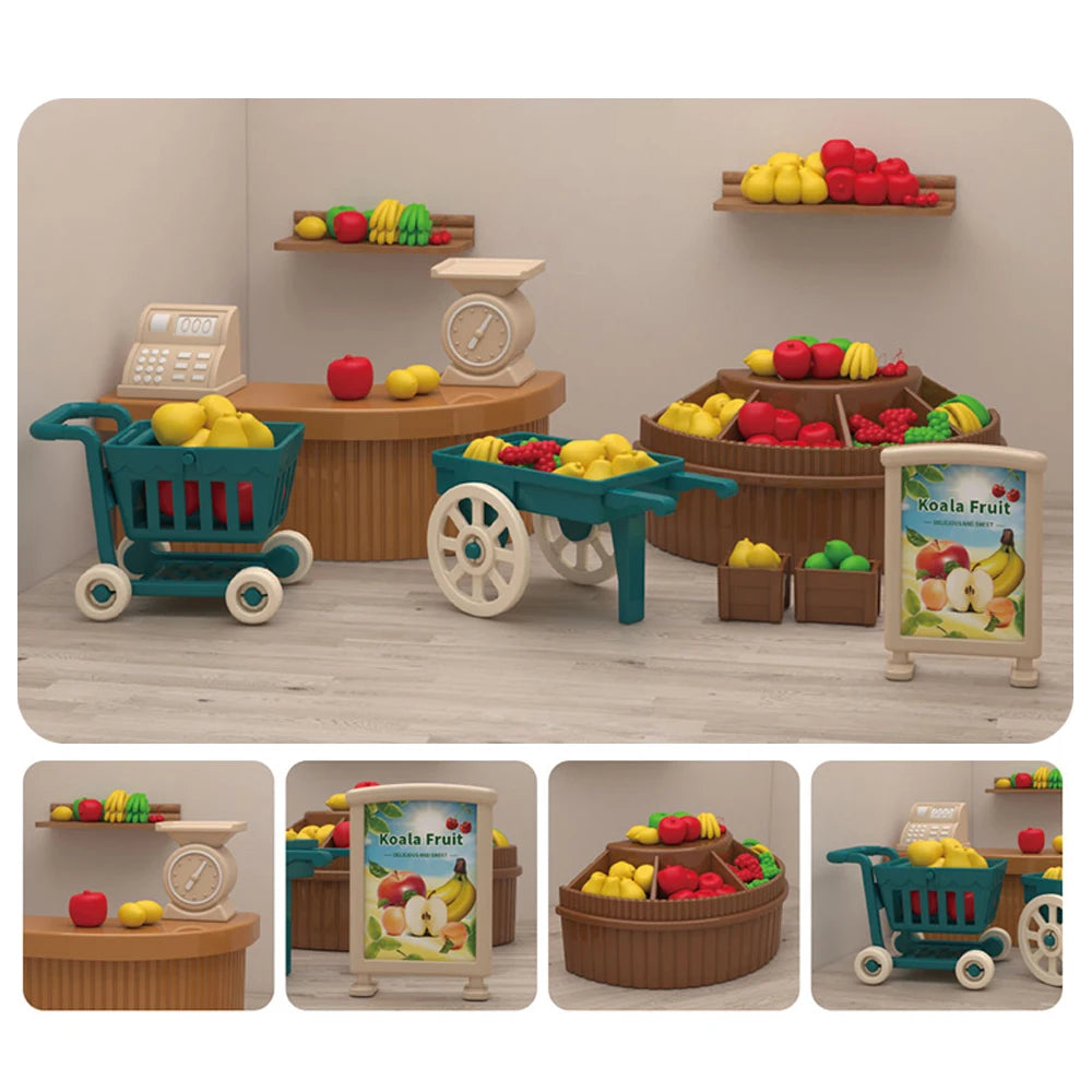 1:12 Dollhouse Furniture Set – Forest Animal Family Miniature Collection