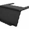 A black foldable Mahjong card holder with a non-slip stand.