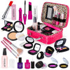 Pretend Play Makeup Kit for Kids with Storage Bag