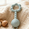 2-in-1 Silicone Rattle and Teether for Babies