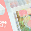 Diamond painting storage trays with lids and an organizer rack showing various colored beads.