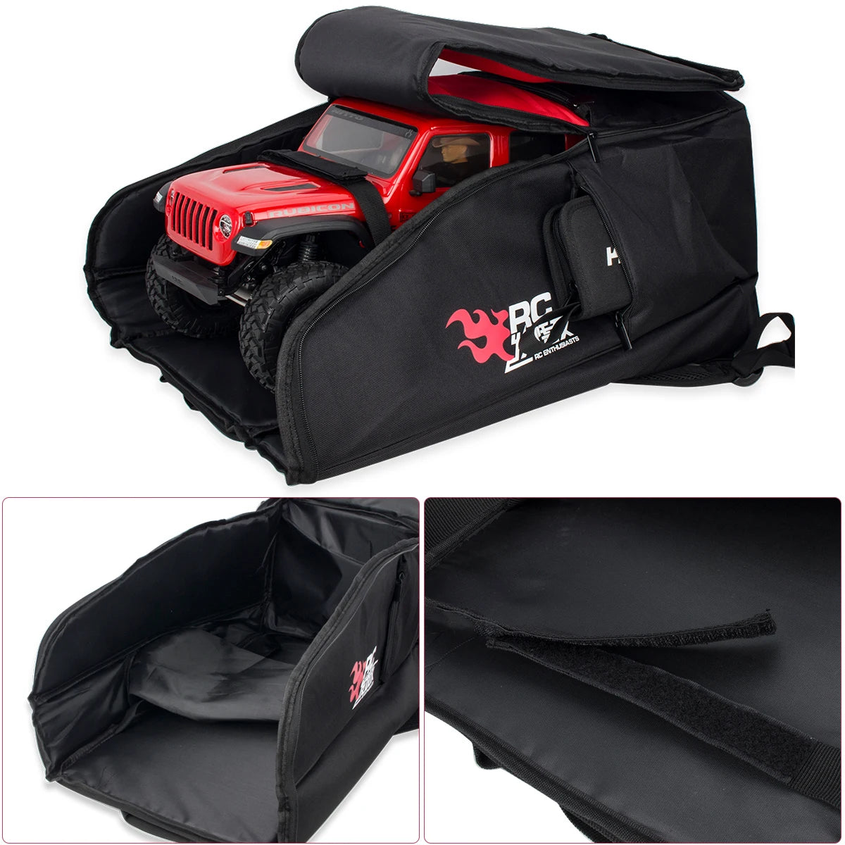 Waterproof RC Car Storage Backpack for 1/10 Scale Crawlers