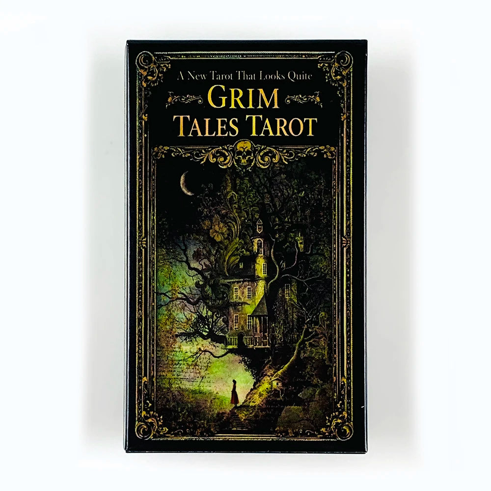 Grim Tales Tarot Card Deck – 78-Card English Edition for Divination & Reflection