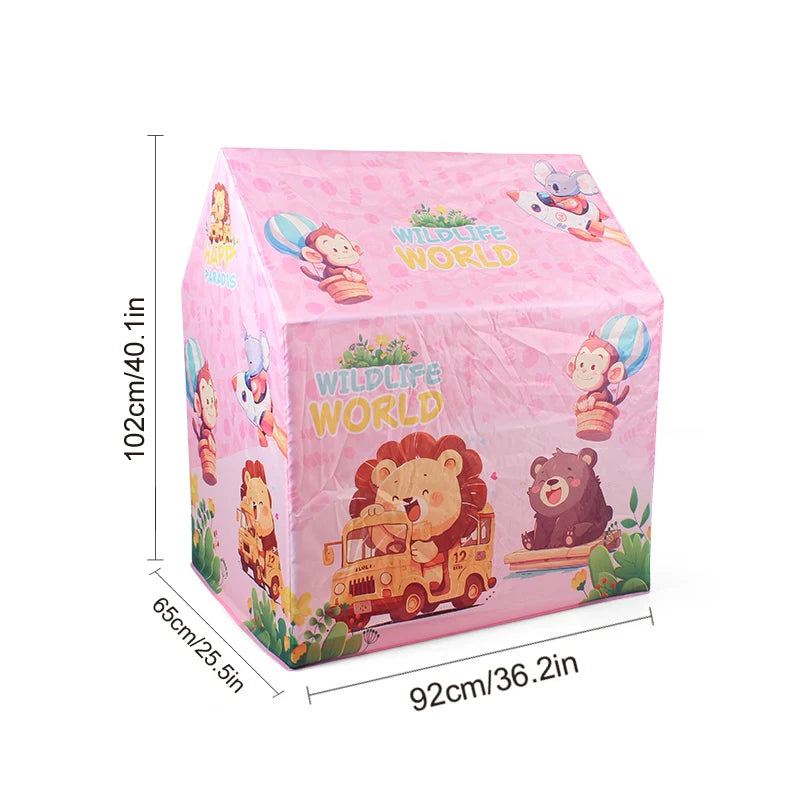 Foldable Kids Castle Play Tent – Portable Indoor & Outdoor Playhouse