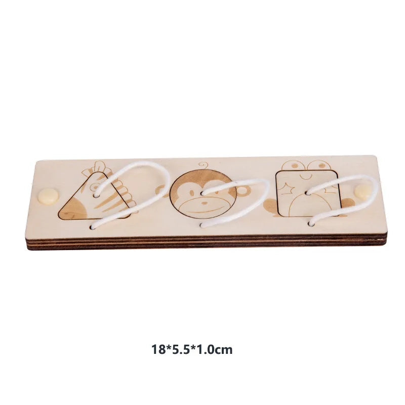 Montessori Wooden Busy Board for Toddlers