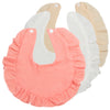Soft Muslin Cotton Baby Bibs (3-Pack) with Snap Closure