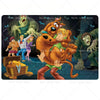 A jigsaw puzzle featuring characters from Scooby-Doo including Scooby-Doo and Shaggy.