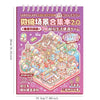 A book featuring a collection of 2.0 miniature landscape scenes and art decals for crafting games