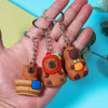 Cute Capybara Keychain Charm – Soft PVC Pendant for Bags, Phones & Keys