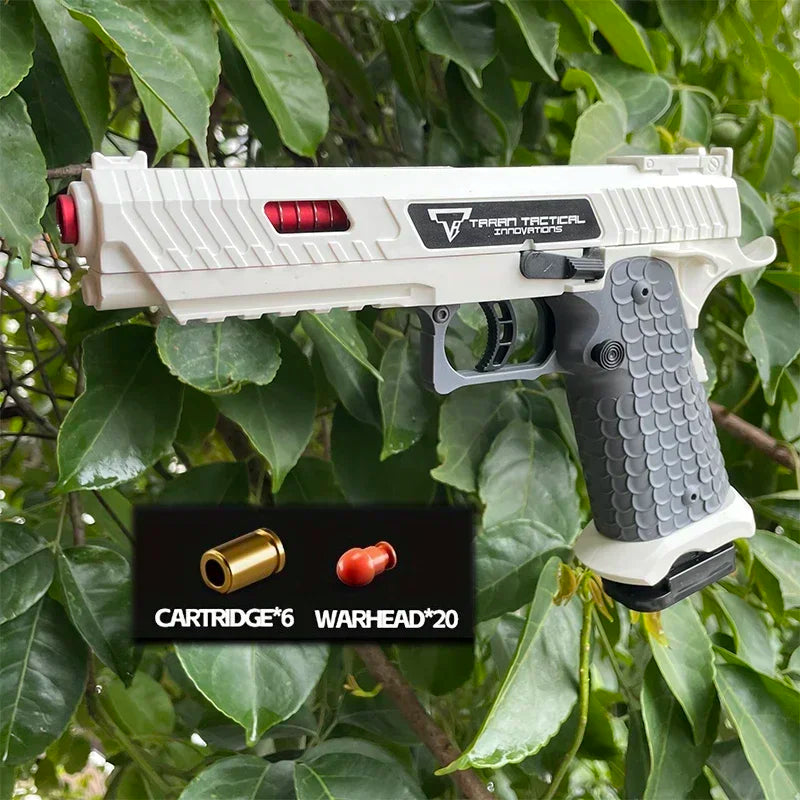Tactical Soft Foam Gun with Shell & Bullet Set – Realistic Safe Shooter for Adults & Teens