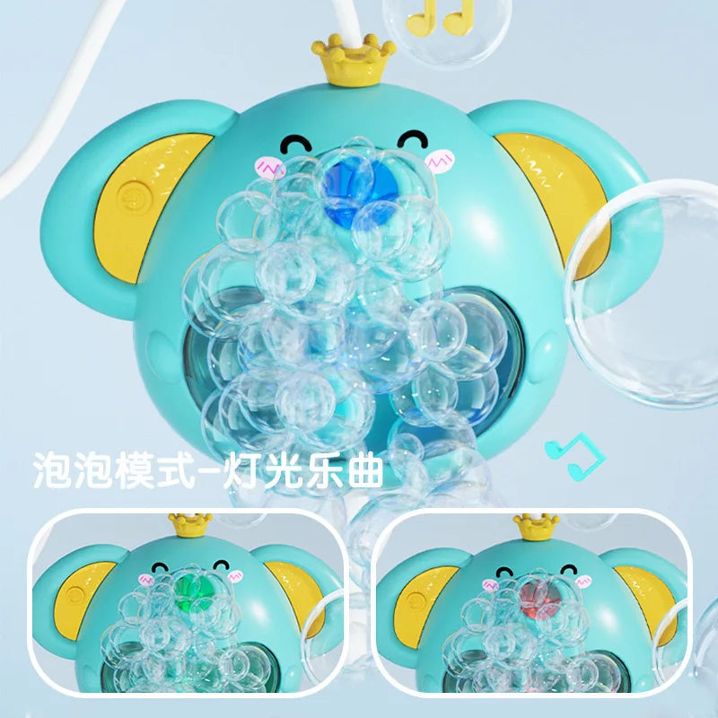 Elephant Bubble Blower Shower Toy for Kids