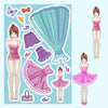 Princess Dress-Up Puzzle Sticker Set for Kids