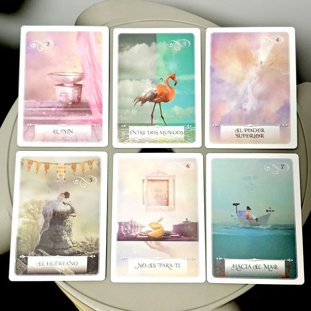 Wisdom of the Oracle Pocket Divination Cards – 52-Card Spanish Oracle Deck