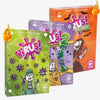A box set of Virus card game featuring Evolution and Halloween expansions.