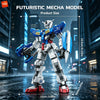 Mecha Robot Building Blocks Set - 648 Pieces, Poseable DIY Model Kit