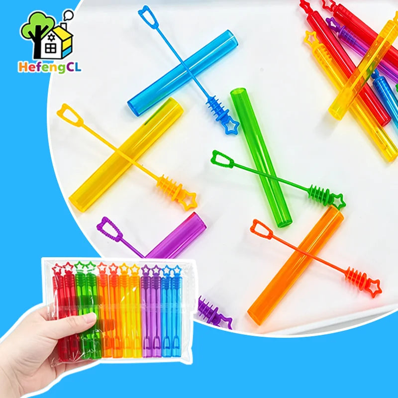 Mini Star-Top Bubble Wands for Party Favors (Set of 12/24)
