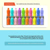 A game setup showing bottles of various colors arranged in a blind box for a color memory matching activity.