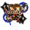 Cartoon Themed Kids Party Decoration Set with Face Stickers, Gift Bags & Slap Bracelets