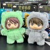 Blind box collectible figures of Jujutsu Kaisen Gojo Satoru in green and gray cat park themes