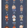 A collection of Hirono Sanctuary Series collectible figurines featuring various characters like Candleholder, Warrior, Circus
