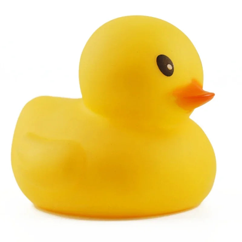 Classic Squeaky Rubber Duck Bath Toy for Babies
