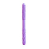 Purple silicone chewing tube for kids used for oral motor training and teething relief