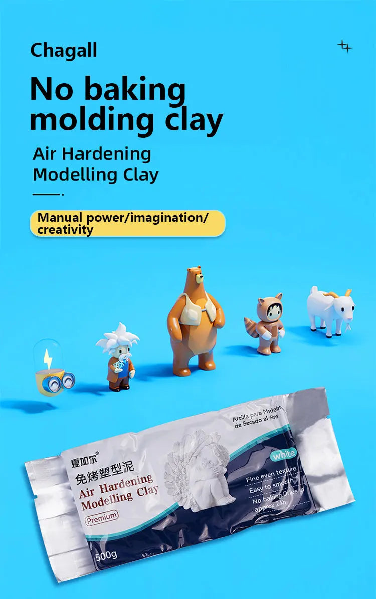 Creative Air-Dry Clay Craft Kit for Handmade Art Projects