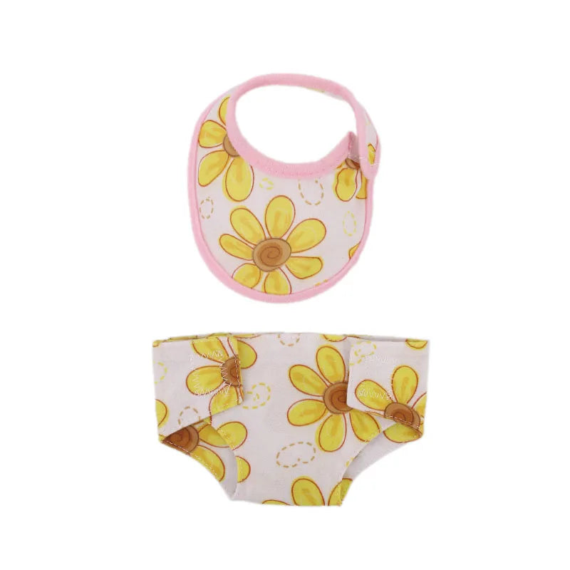 Doll Care Accessory Set with Water Towel and Underwear