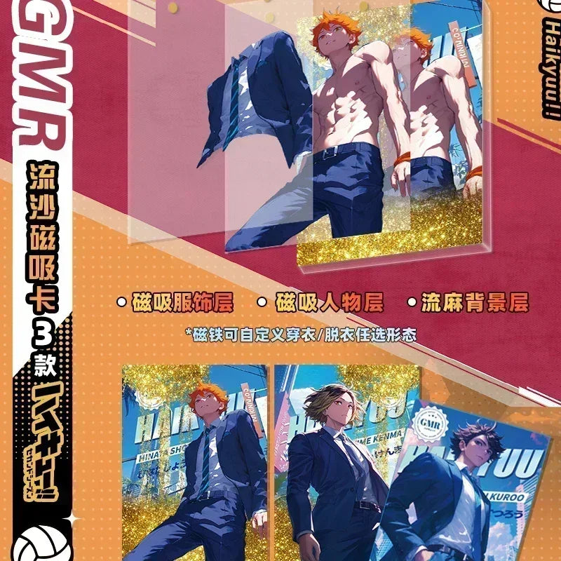 Haikyuu!! Anime Character Trading Cards - Hinata, Kageyama & Tsukishima Collection