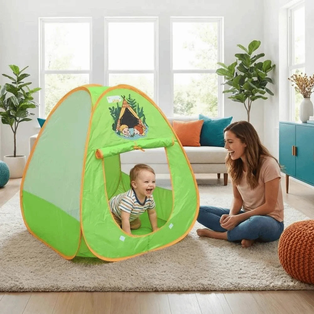 Foldable Kids Play Tent with Instant Setup - Indoor & Outdoor Adventure