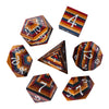 Wooden Polyhedral Dice Set for Tabletop RPGs