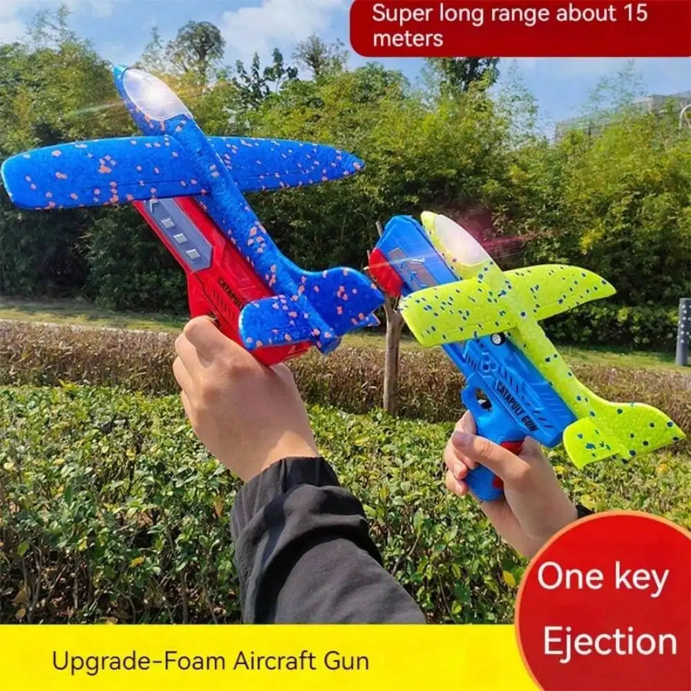 Kids' Foam Catapult Glider Planes – Outdoor Flying Toy Set
