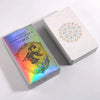 Holographic Rainbow Tarot Card Deck with Guidebook for Beginners