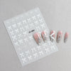3D Bow Nail Stickers with Ribbon, Heart & Stripe Designs