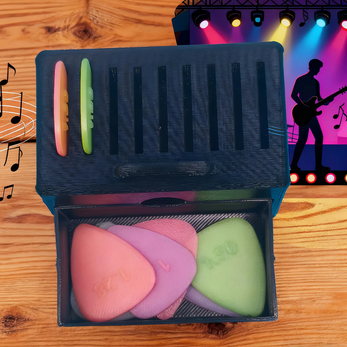 Vintage Speaker Guitar Pick Holder