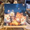 Cat Paint by Numbers Kit for Adults – Acrylic Painting on Canvas with Brushes