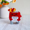 Crochet Dumpster Fire Decorative Doll